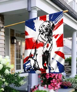 Labrador Retriever Dog Flag UK Proud NTB243Fv1