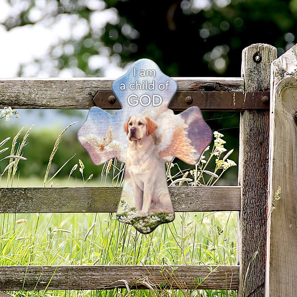 Labrador Retriever Dog Hanging Metal Sign Child Of God NTB339MS - Image 5