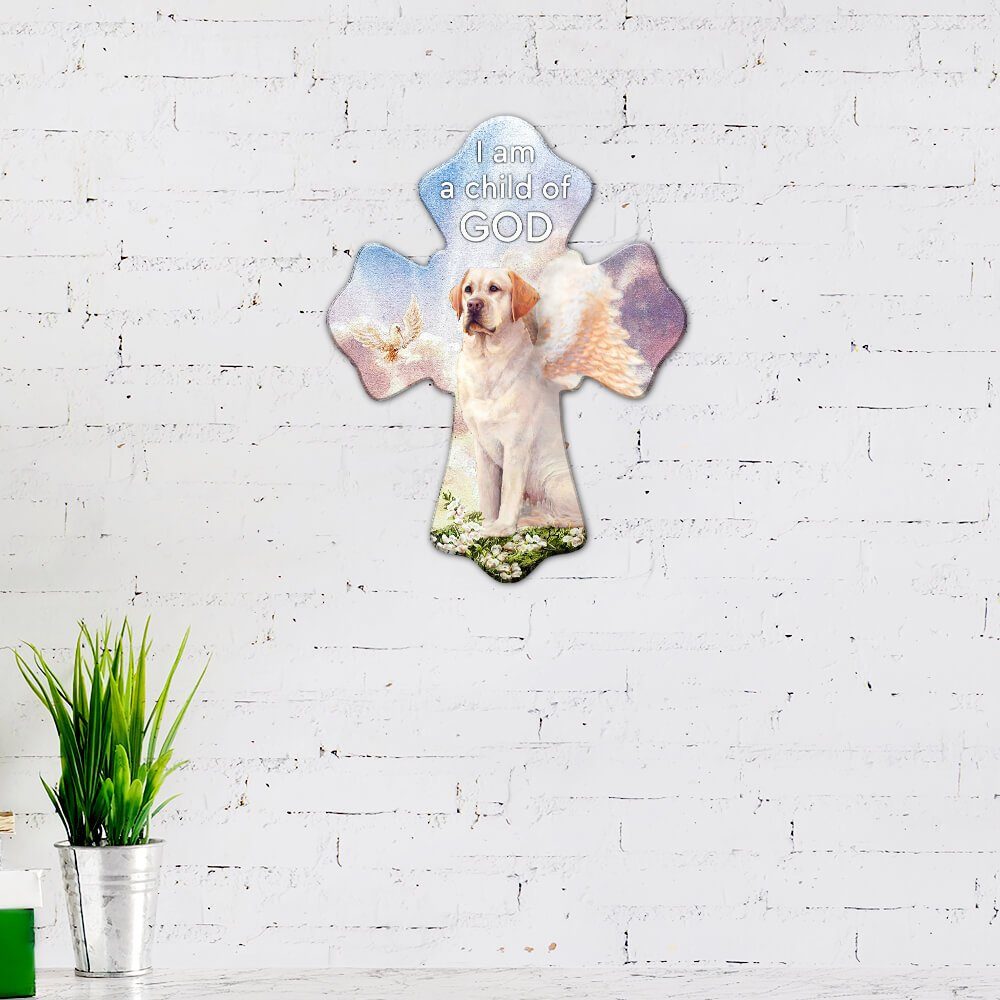 Labrador Retriever Dog Hanging Metal Sign Child Of God NTB339MS - Image 2
