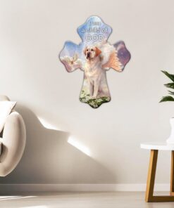 Labrador Retriever Dog Hanging Metal Sign Child Of God NTB339MS