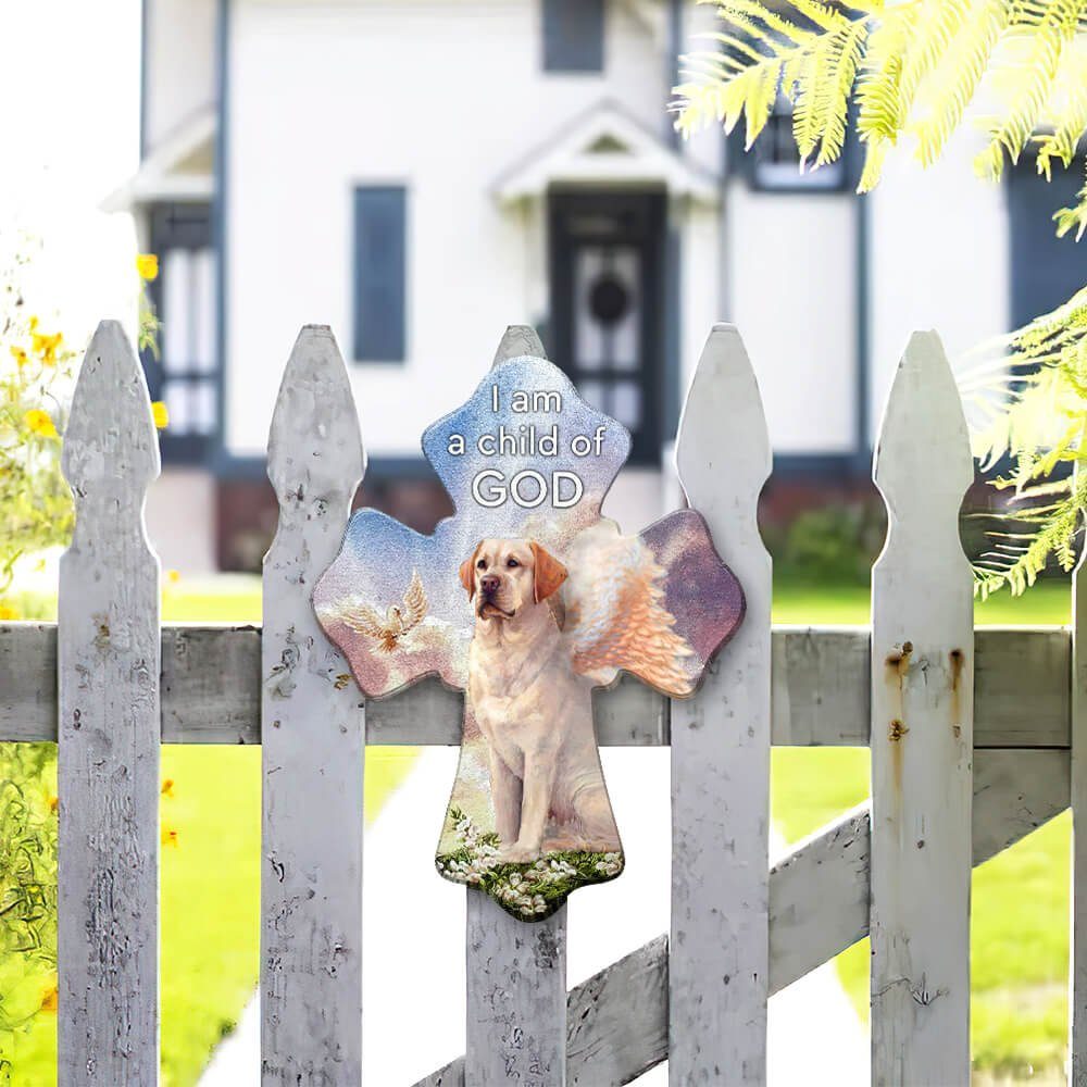 Labrador Retriever Dog Hanging Metal Sign Child Of God NTB339MS - Image 4