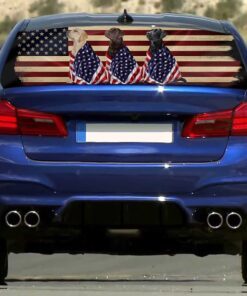 labrador retriever dogs american patriot rear window decal bnl40cdv35 7718