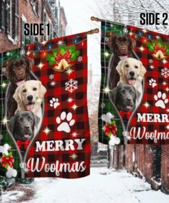 labrador retriever flag merry woofmas dbd3057fv1 2711