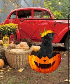 labrador retriever metal sign halloween garden sign decoration qnk11ms 2579