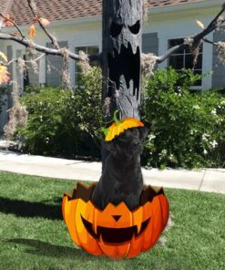 labrador retriever metal sign halloween garden sign decoration qnk11ms 8483