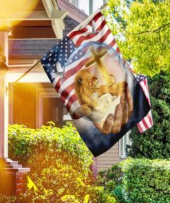 Lamb Of God Jesus Lion Flag
