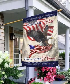 Land Of The Free Home Of The Brave Flag LHA1568F
