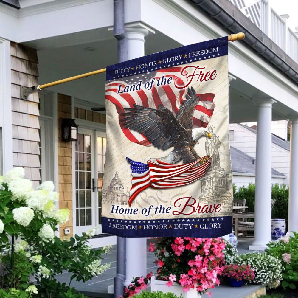 Land Of The Free Home Of The Brave Flag LHA1568F