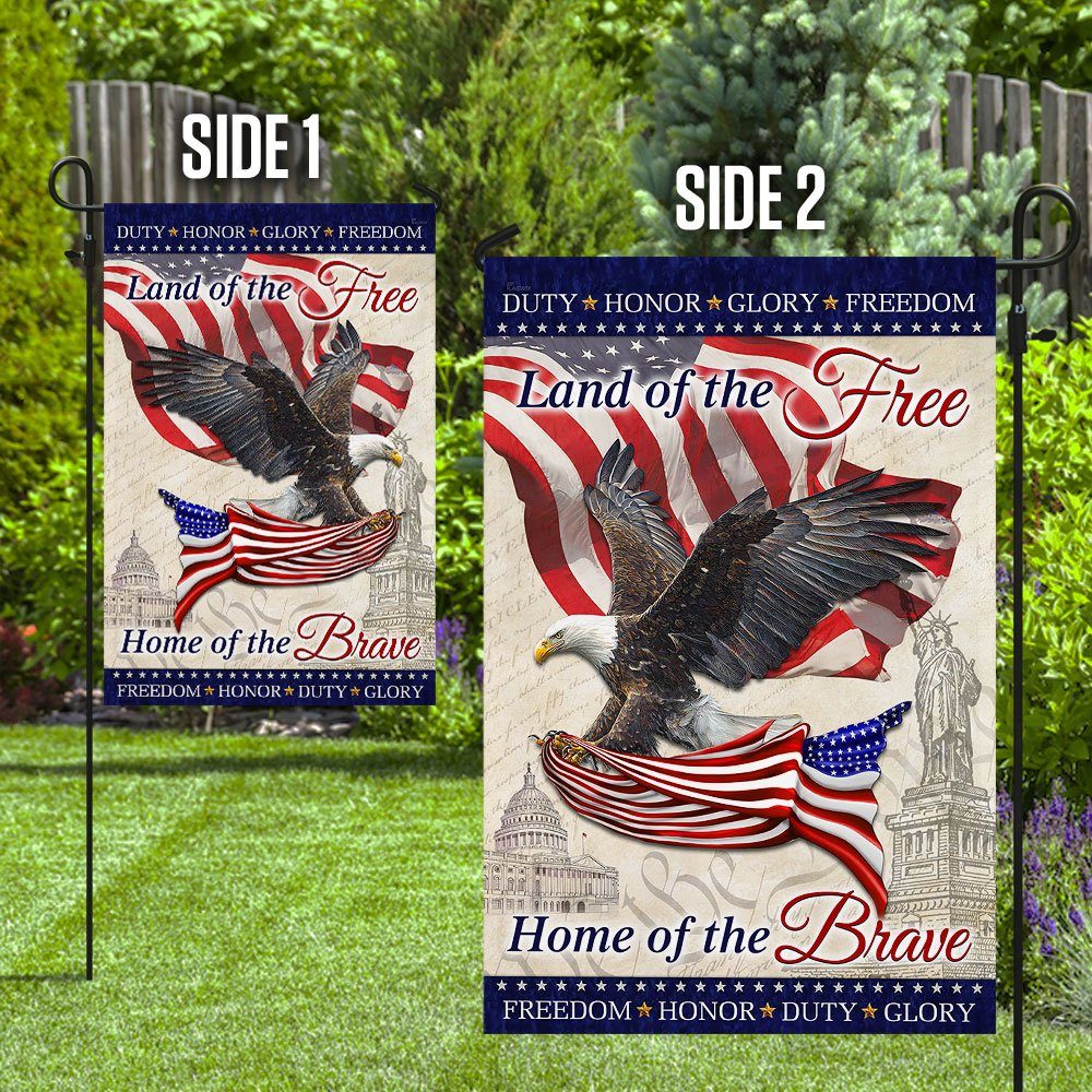 Land Of The Free Home Of The Brave Flag LHA1568F - Image 8