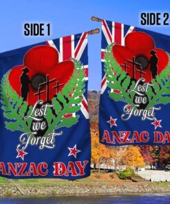lest we forget, anzac day, memorial day new zealand veteran flag tpt695f 4487