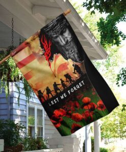 lest we forget, veteran flag 1519