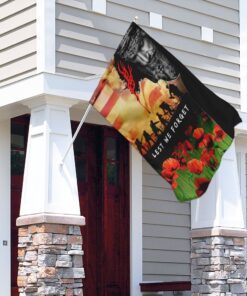 lest we forget, veteran flag 3079