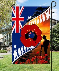 lest we forget. poppy veteran anzac day. australian flag thb3801f 2863