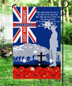 lest we forget. poppy veteran anzac day. australian flag thn3811fv1 2771