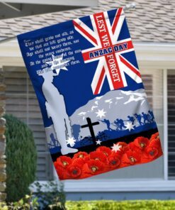 lest we forget. poppy veteran anzac day. australian flag thn3811fv1 5795