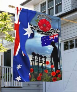 lest we forget in honour of sacrifice australian flag thb3569fv5 1147