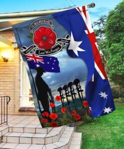 lest we forget in honour of sacrifice australian flag thb3569fv5 4026