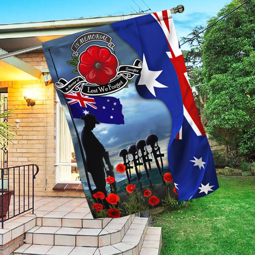 Lest We Forget In Honour Of Sacrifice Australian Flag THB3569Fv5 - Image 4