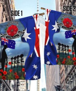 lest we forget in honour of sacrifice australian flag thb3569fv5 5235