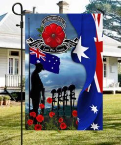 lest we forget in honour of sacrifice australian flag thb3569fv5 6647