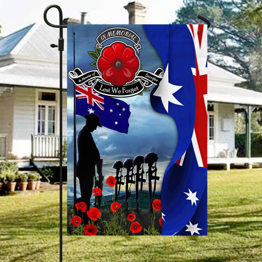 Lest We Forget In Honour Of Sacrifice Australian Flag THB3569Fv5 - Image 6
