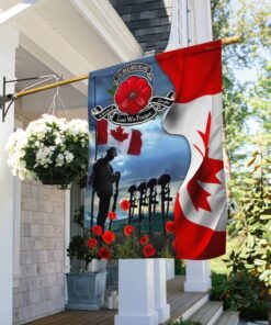 Lest We Forget In Honour Of Sacrifice Canada Flag THB3569Fv4
