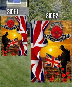 lest we forget in honour of sacrifice uk flag thb3569fv1 7365