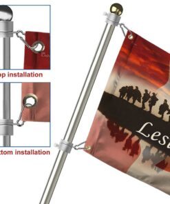 lest we forget remembrance day canada grommet flag tqn111gfv1 2332