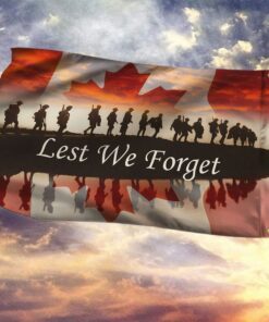 lest we forget remembrance day canada grommet flag tqn111gfv1 5989