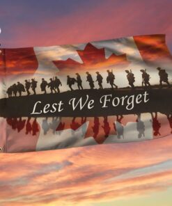 lest we forget remembrance day canada grommet flag tqn111gfv1 7420