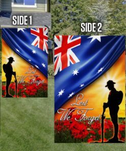 lest we forget veteran australian flag thb3369f 2744