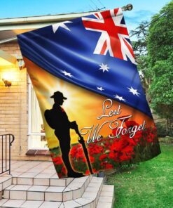 lest we forget veteran australian flag thb3369f 2883
