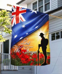 lest we forget veteran australian flag thb3369f 8729