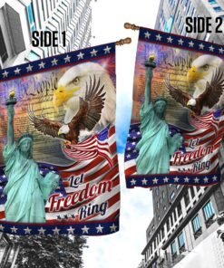 let freedom ring eagle american flag mlh1698f 5422