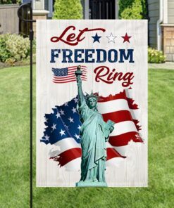 Let Freedom Ring Happy Independence Day Patriot Flag MLN1347F