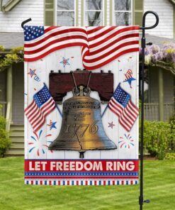 Let Freedom Ring Independence Day Liberty Bell Flag MLN1487F