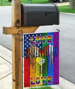 lgbt. love is love flag 1856