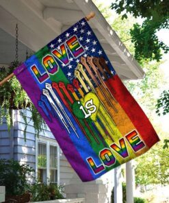 lgbt. love is love flag 7426