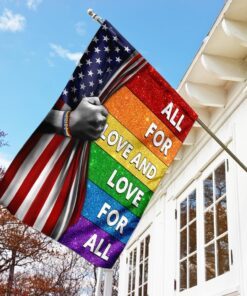 lgbt all for love and love for all flag 1666