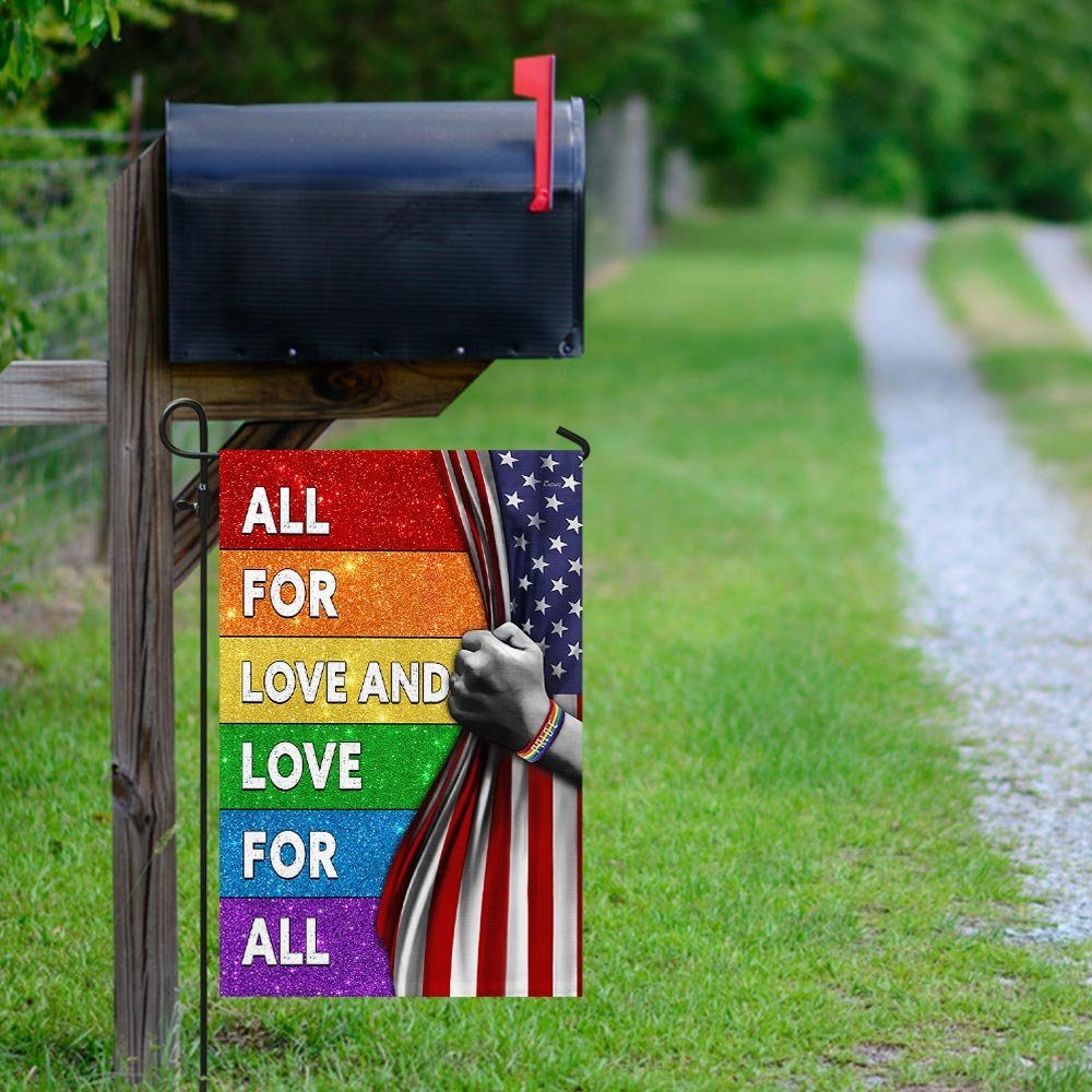 LGBT All For Love And Love For All Flag - Image 9