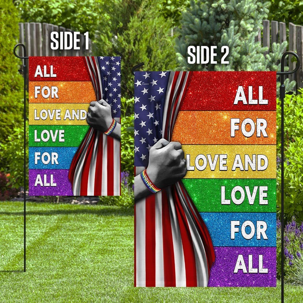LGBT All For Love And Love For All Flag - Image 8