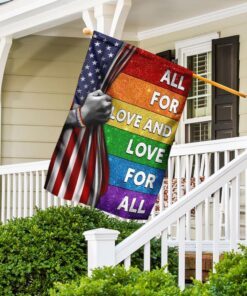 lgbt all for love and love for all flag 7829