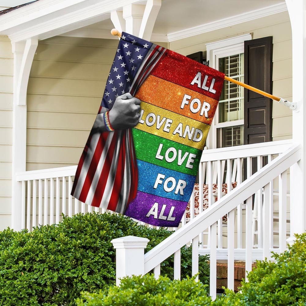 LGBT All For Love And Love For All Flag - Image 5