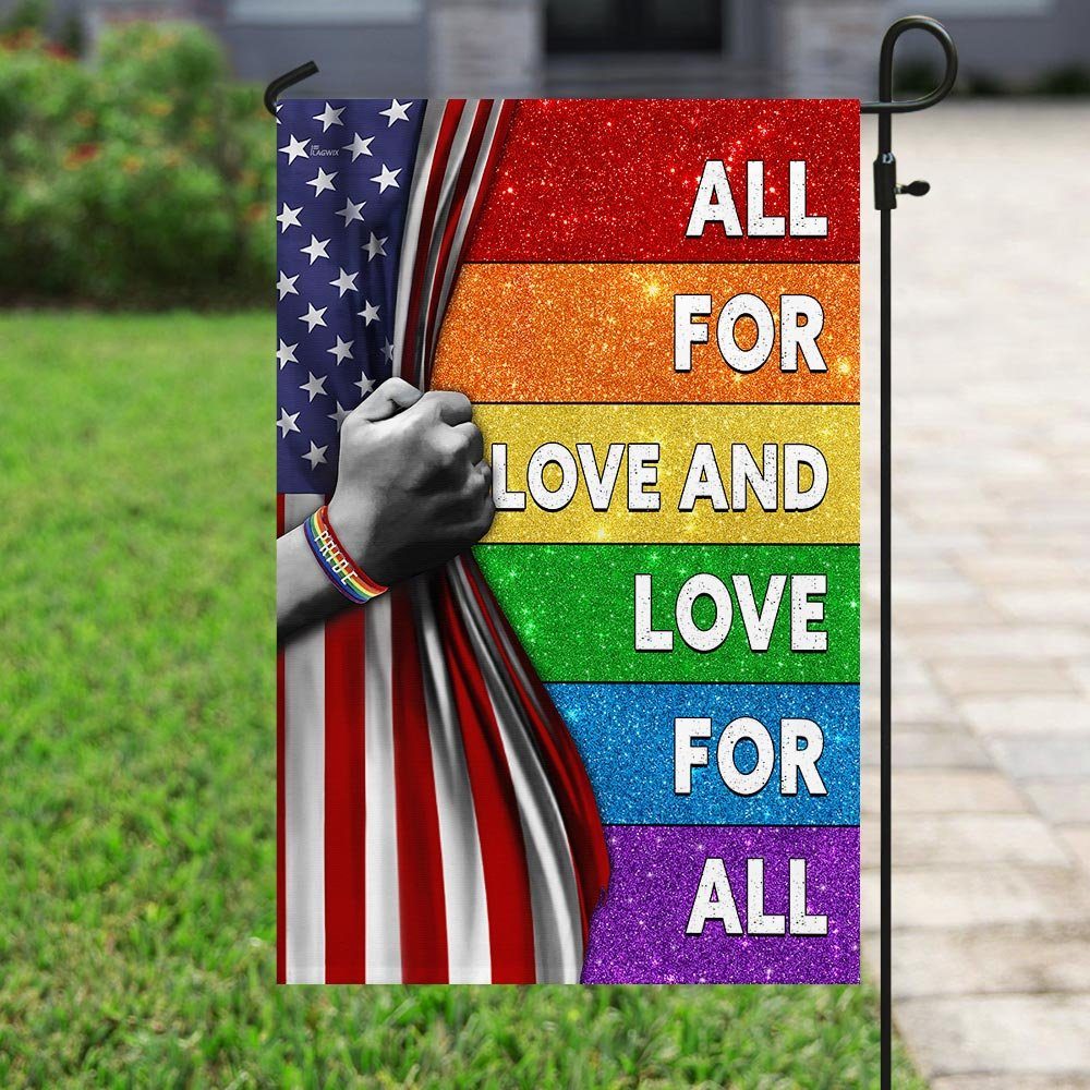 LGBT All For Love And Love For All Flag - Image 6