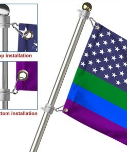 lgbt flag pride lgbt american grommet flag qtr211gf 8524