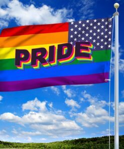 lgbt flag pride lgbt american grommet flag qtr260gf 1944