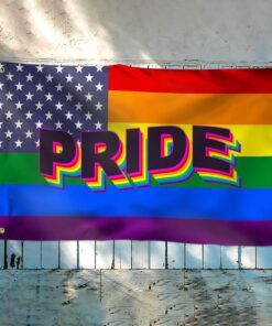 lgbt flag pride lgbt american grommet flag qtr260gf 4025