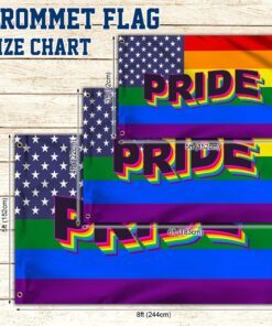 lgbt flag pride lgbt american grommet flag qtr260gf 7919