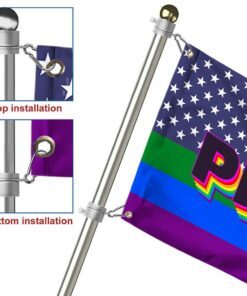 lgbt flag pride lgbt american grommet flag qtr260gf 8377