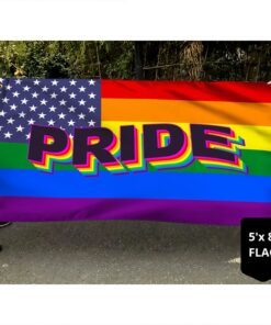 lgbt flag pride lgbt american grommet flag qtr260gf 8407